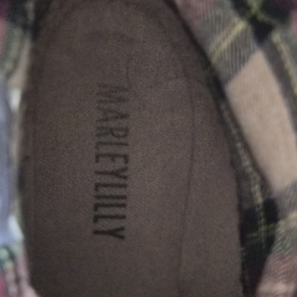 ​Marleylilly Tan and Brown Plaid Lined Duck Boots Size 6 - Picture 12 of 14